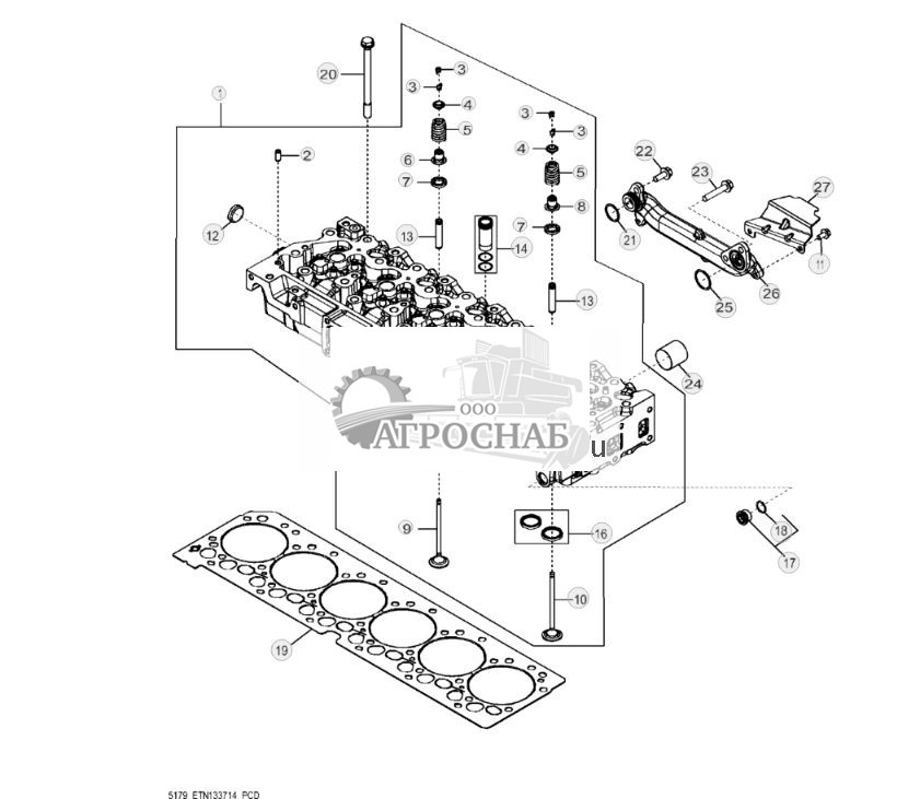 5179 Головка блока цилиндров и клапаны - ST822746 711.jpg